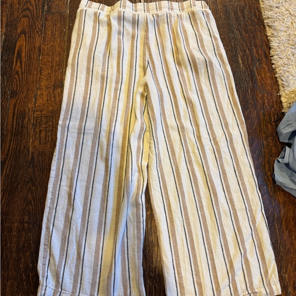 Time and Tru Beige and Brown Striped Pants - Picture 3 of 4